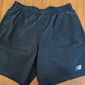 New Balance Men's Black Athletic Shorts